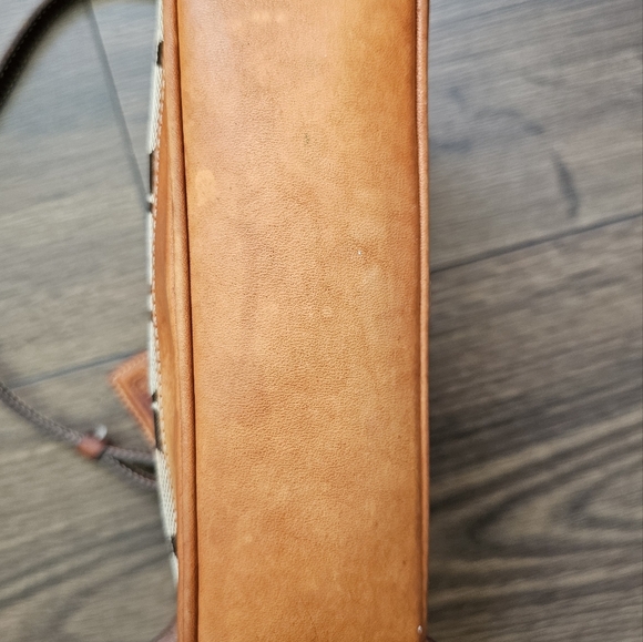 Coach Y2K Signature Tan Leather Demi Mini Shoulder Bag Baguette - Picture 6 of 9